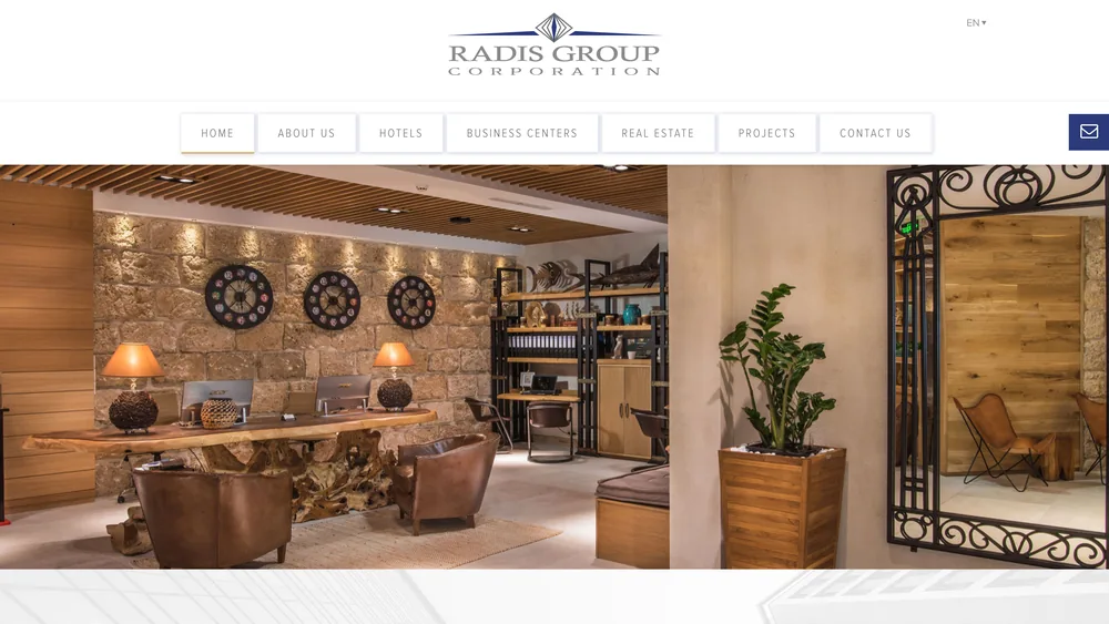 Началната страница на radis-group.com